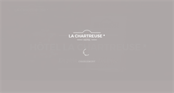 Desktop Screenshot of chartreusehotel.com